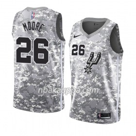 San Antonio Spurs Ben Moore 26 2018-19 Nike Harmaa Pelipaidat Swingman - Miesten